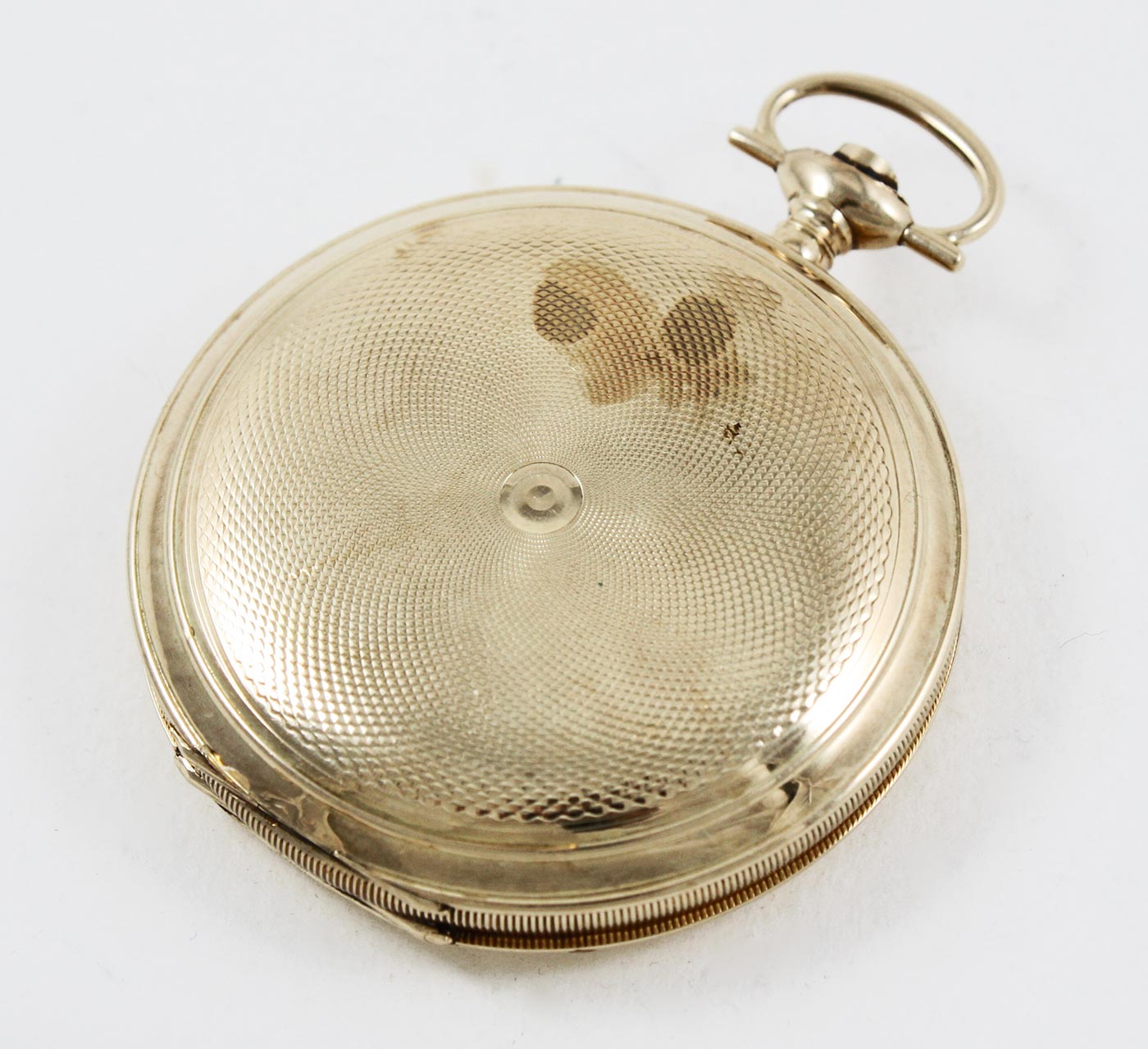 Cassa in oro giallo massiccio 14 kt per orologio da tasca